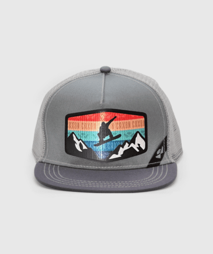 Flat Trucker Gris Snow