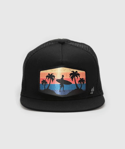 Flat Trucker Negra Surf