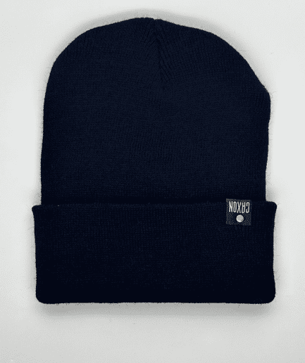 Beanie Lana Negro Liso Caxon