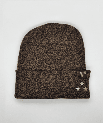 Beanie Lana Cobre con aplique 3 estrellas Caxon