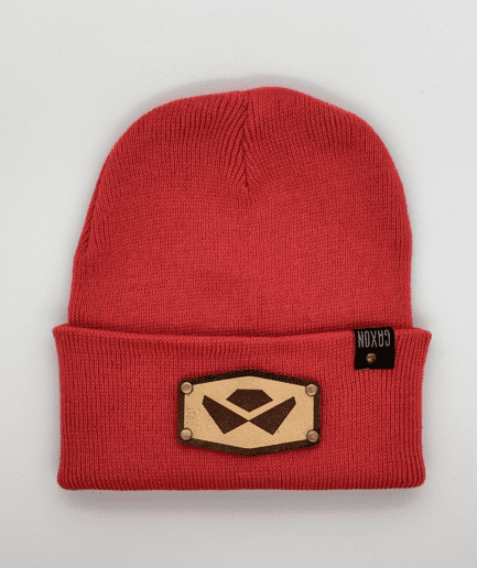 Beanie Lana Coral Parche Logo