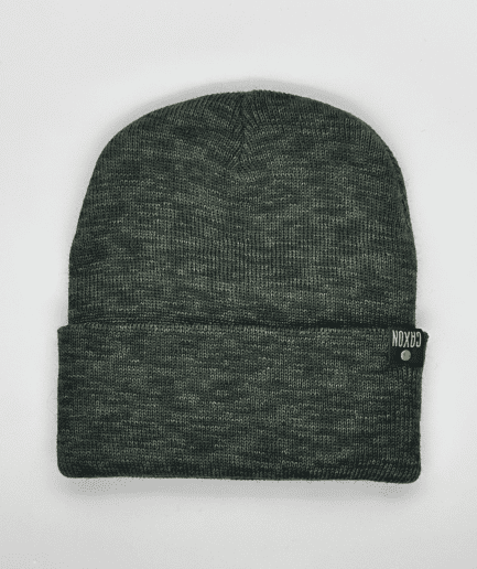 Beanie Lana Verde Liso Caxon
